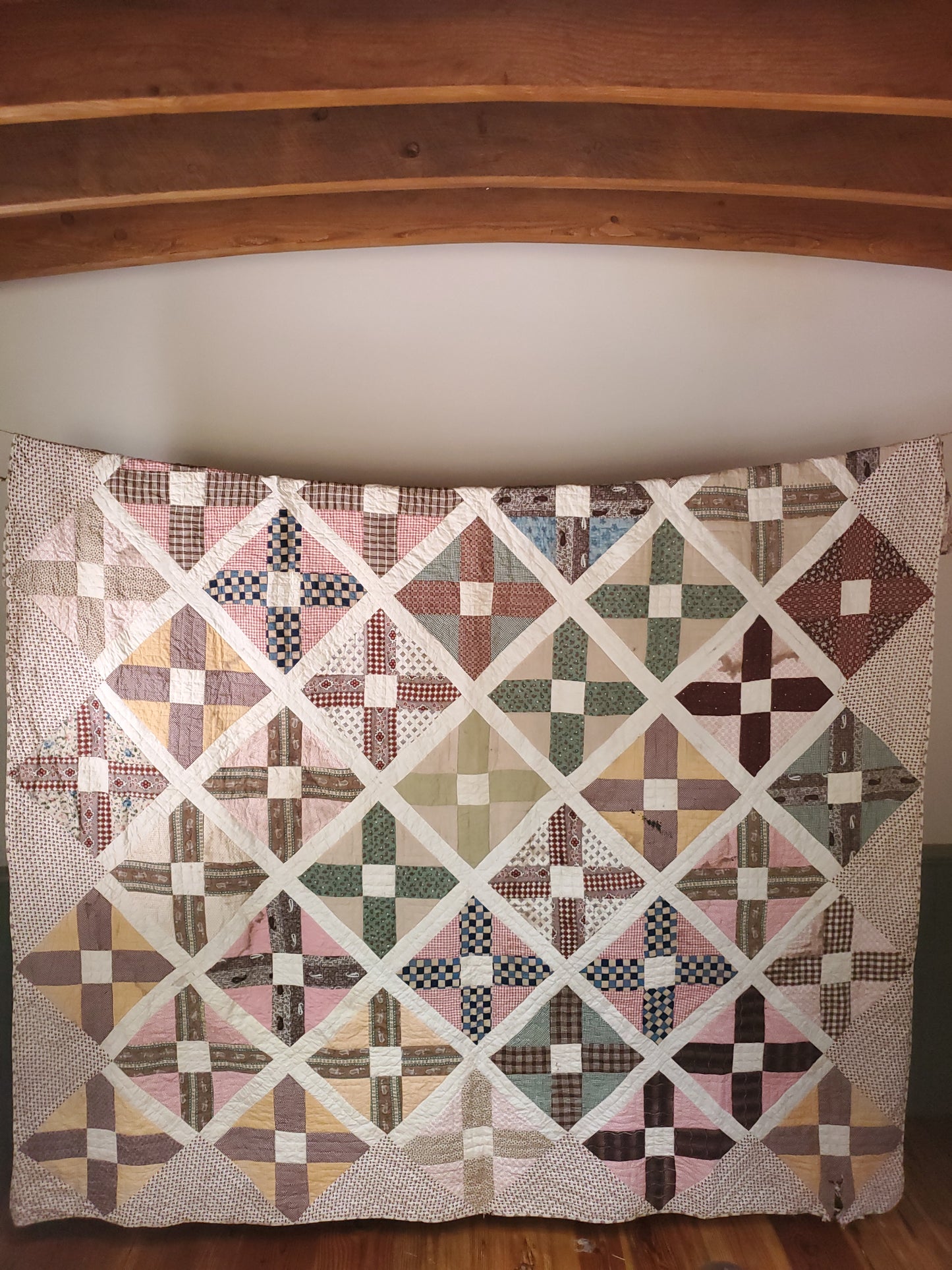 Antique Cross Quilt, ca 1880