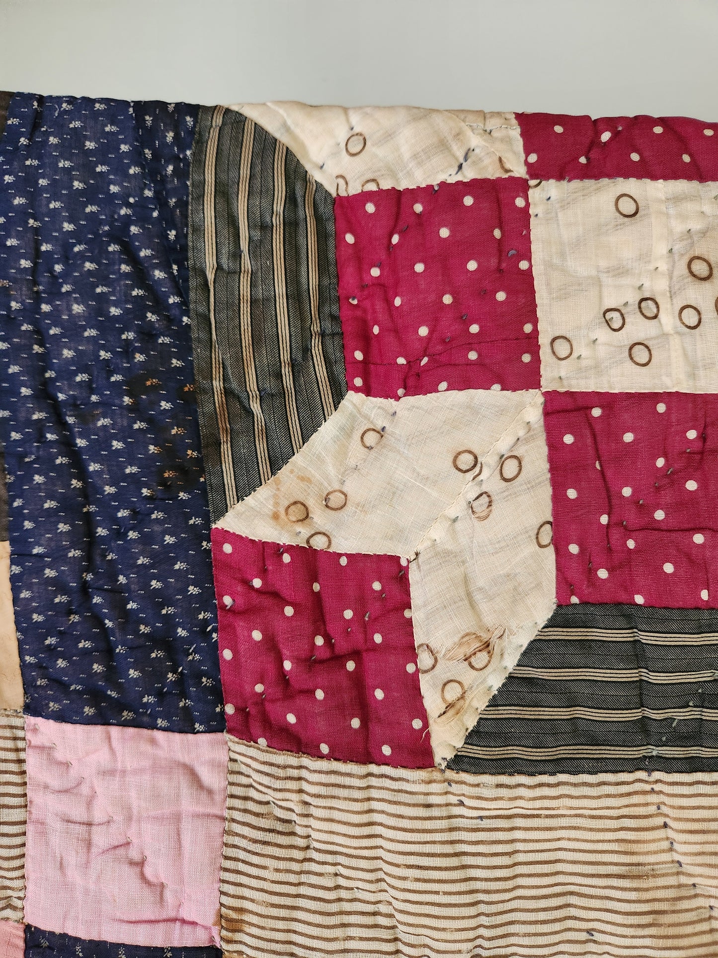 Primitive Patchwork Quilt c1900