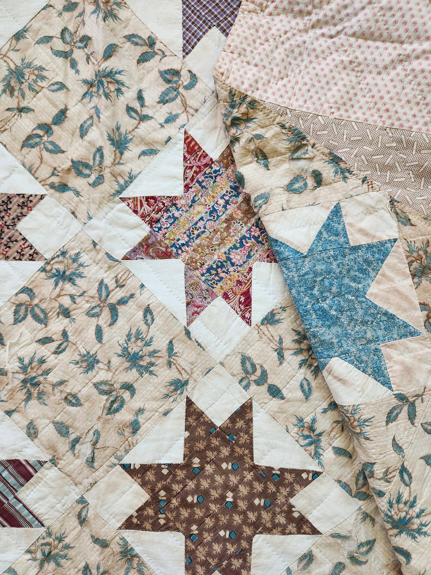 Mid 19th Century Star Quilt