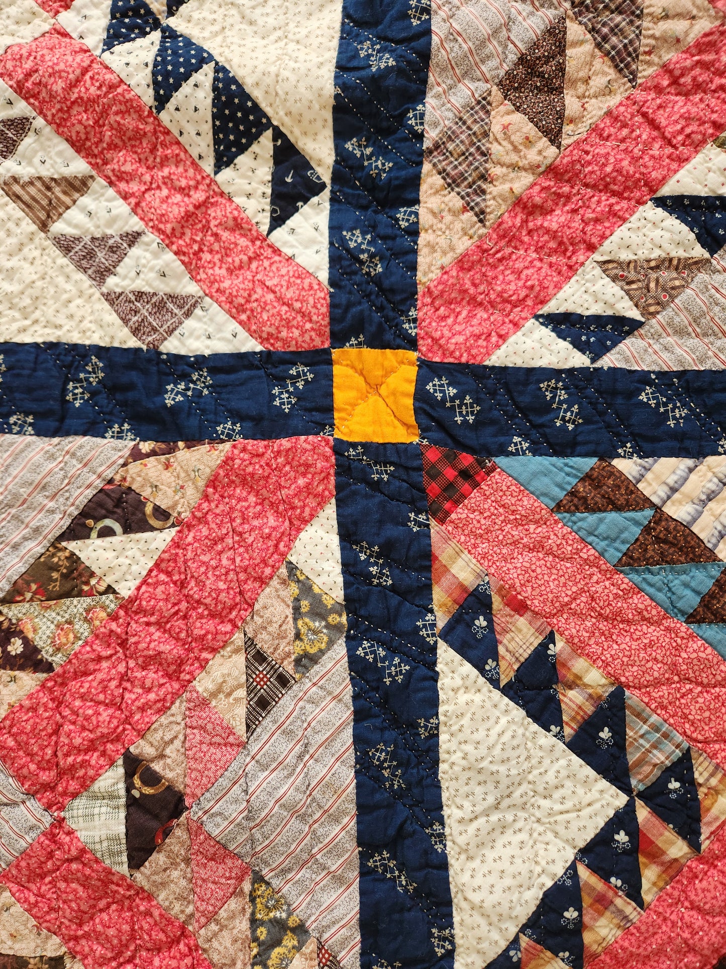 Antique Patchwork Quilt c1890