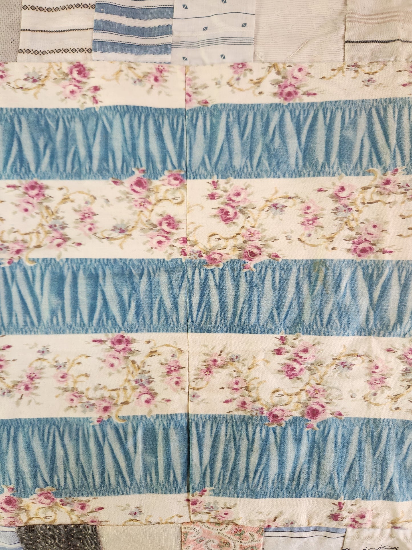 Salesman’s Samples Quilt Top