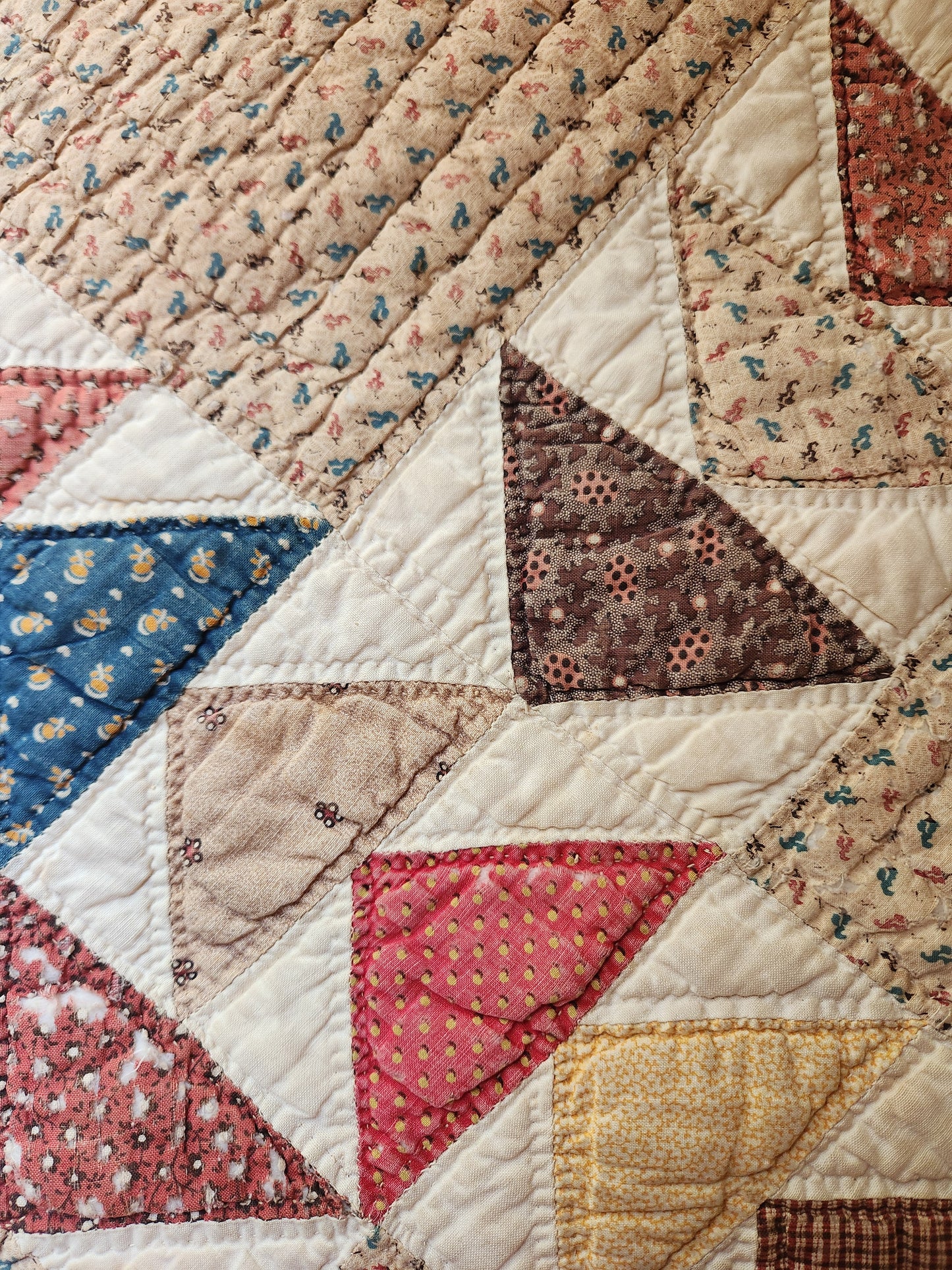 Antique Flying Geese Quilt c1870