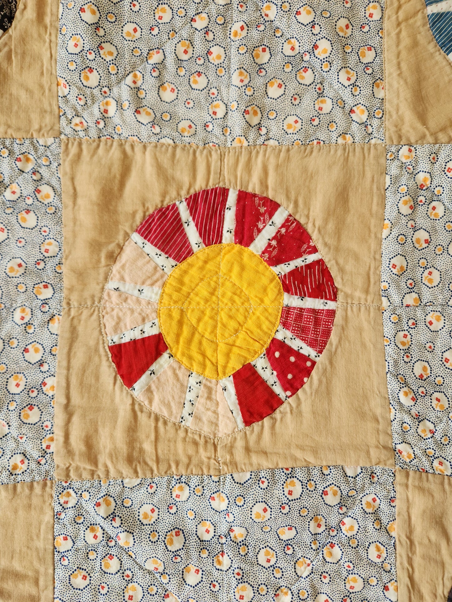 Vintage Wagon Wheel Quilt