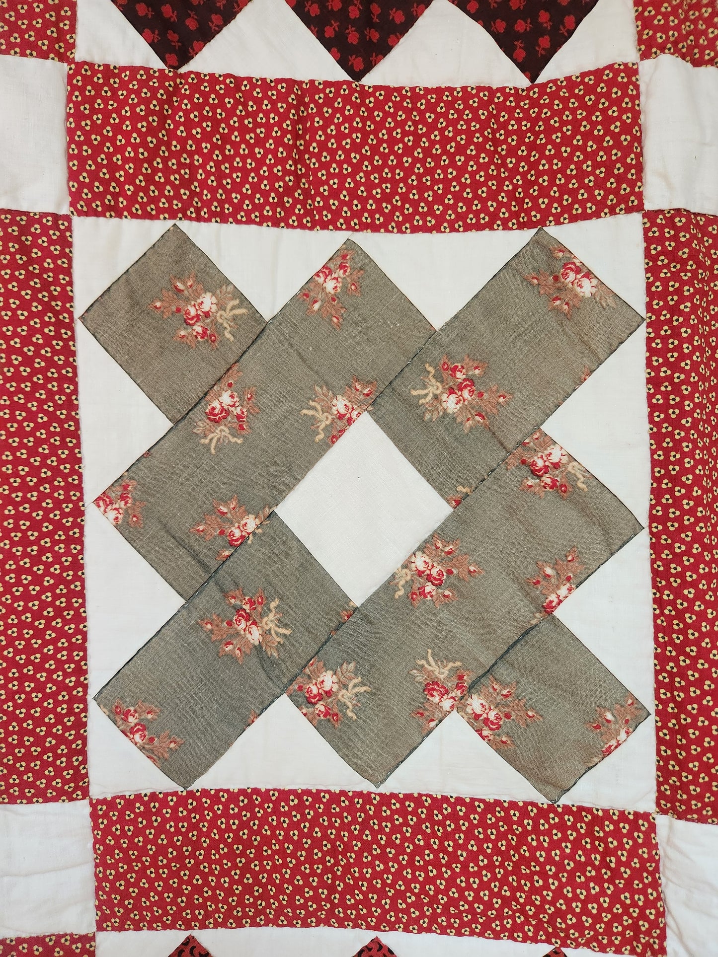 19th Century Antique Chimney Sweep Quilt