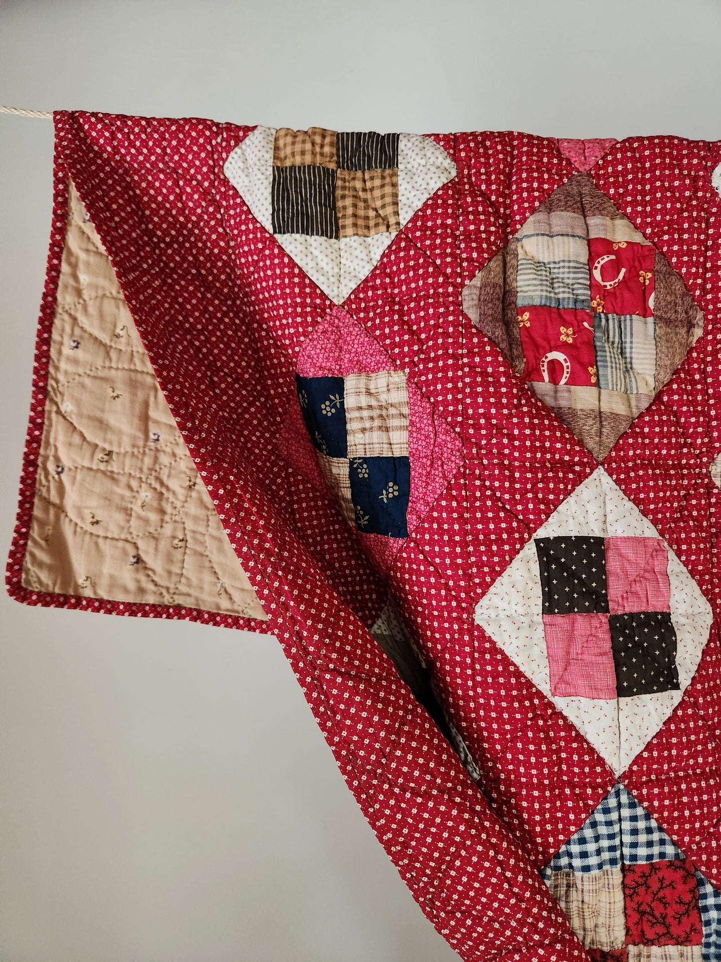 Stunning Patchwork Quilt c1890