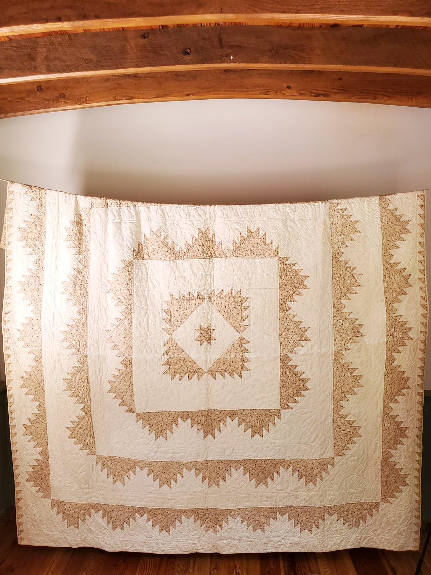 Antique Sawtooth Quilt, 1851