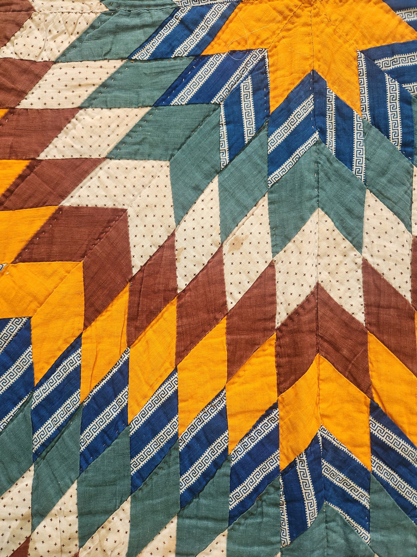 Vintage Lone Star Quilt c1920
