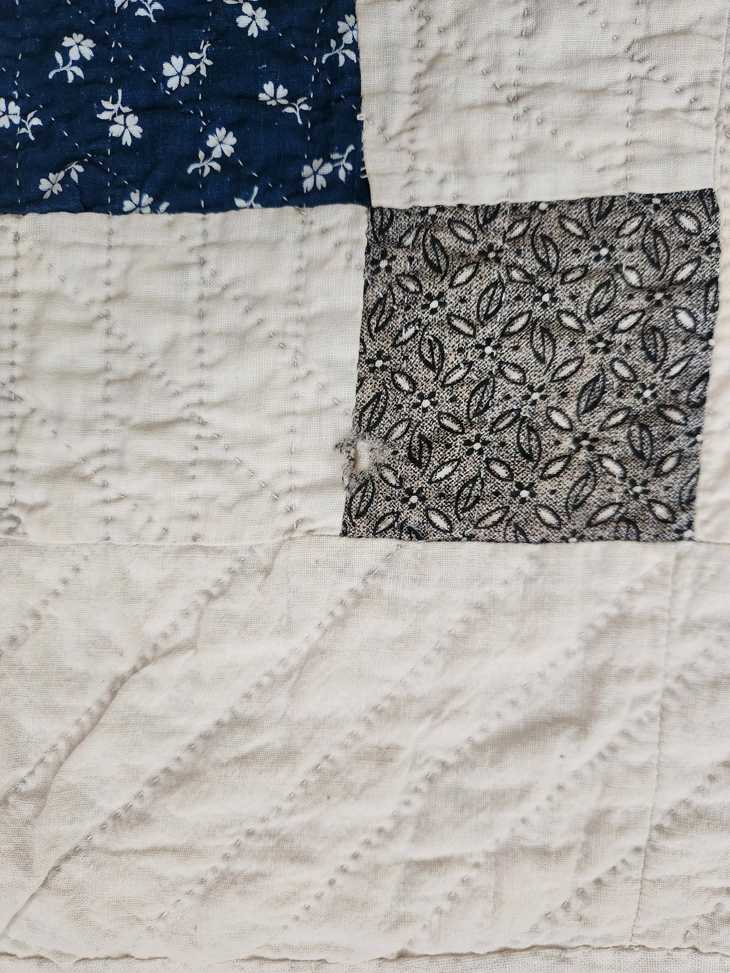 Sea Island Nine Patch c1900