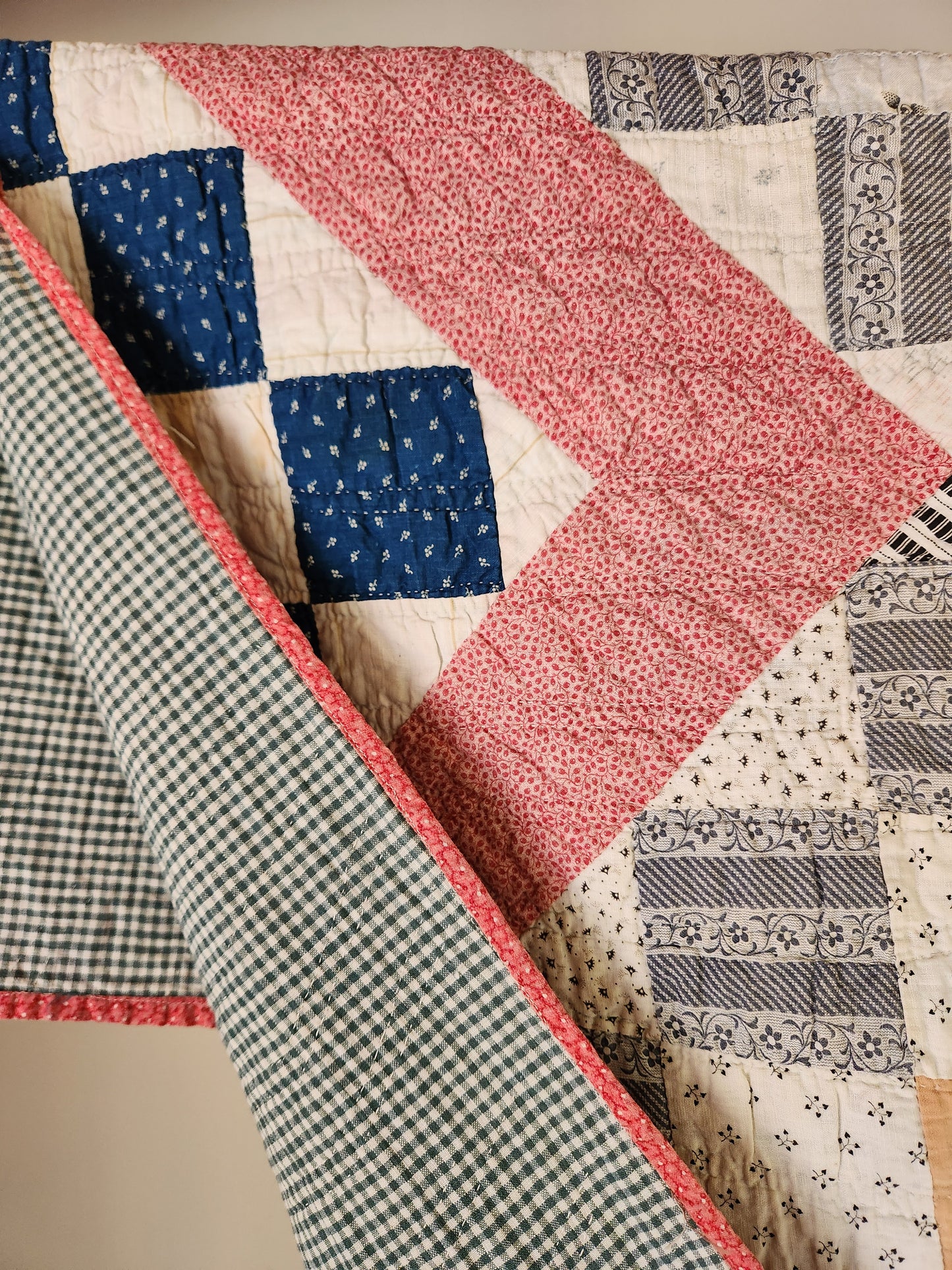 Antique Patchwork Quilt c1890