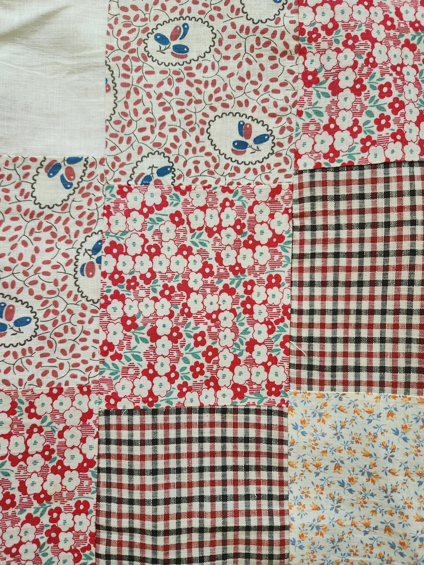 Vintage Patchwork Quilt Top