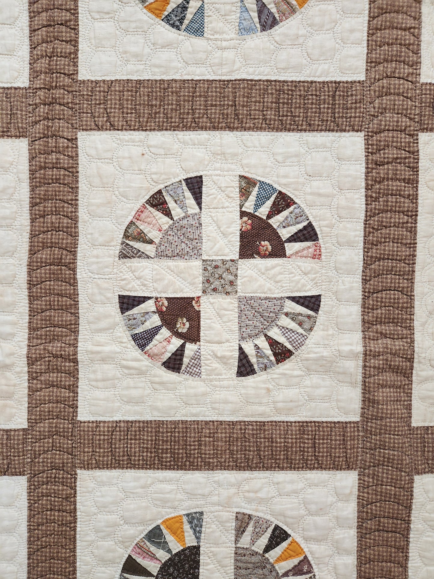 Stunning Antique New York Beauty Quilt c1860