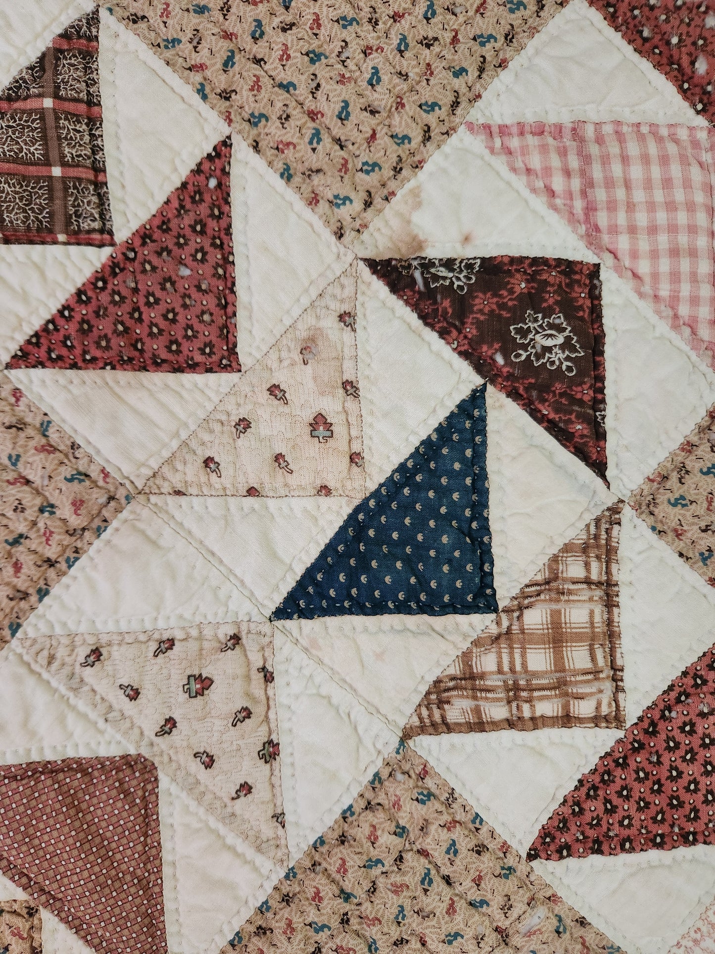 Antique Flying Geese Quilt c1870