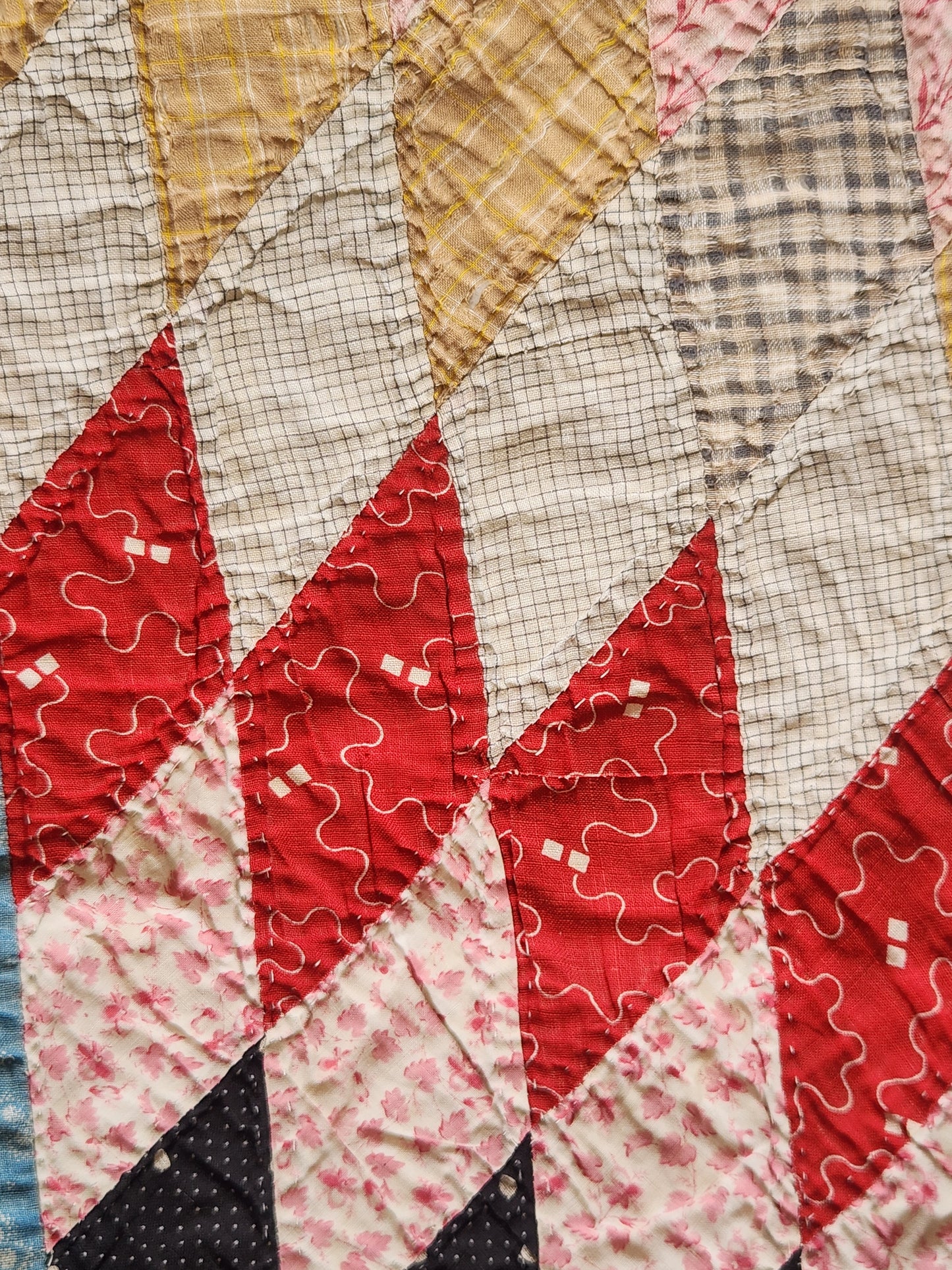 Antique Lone Star Patchwork Quilt