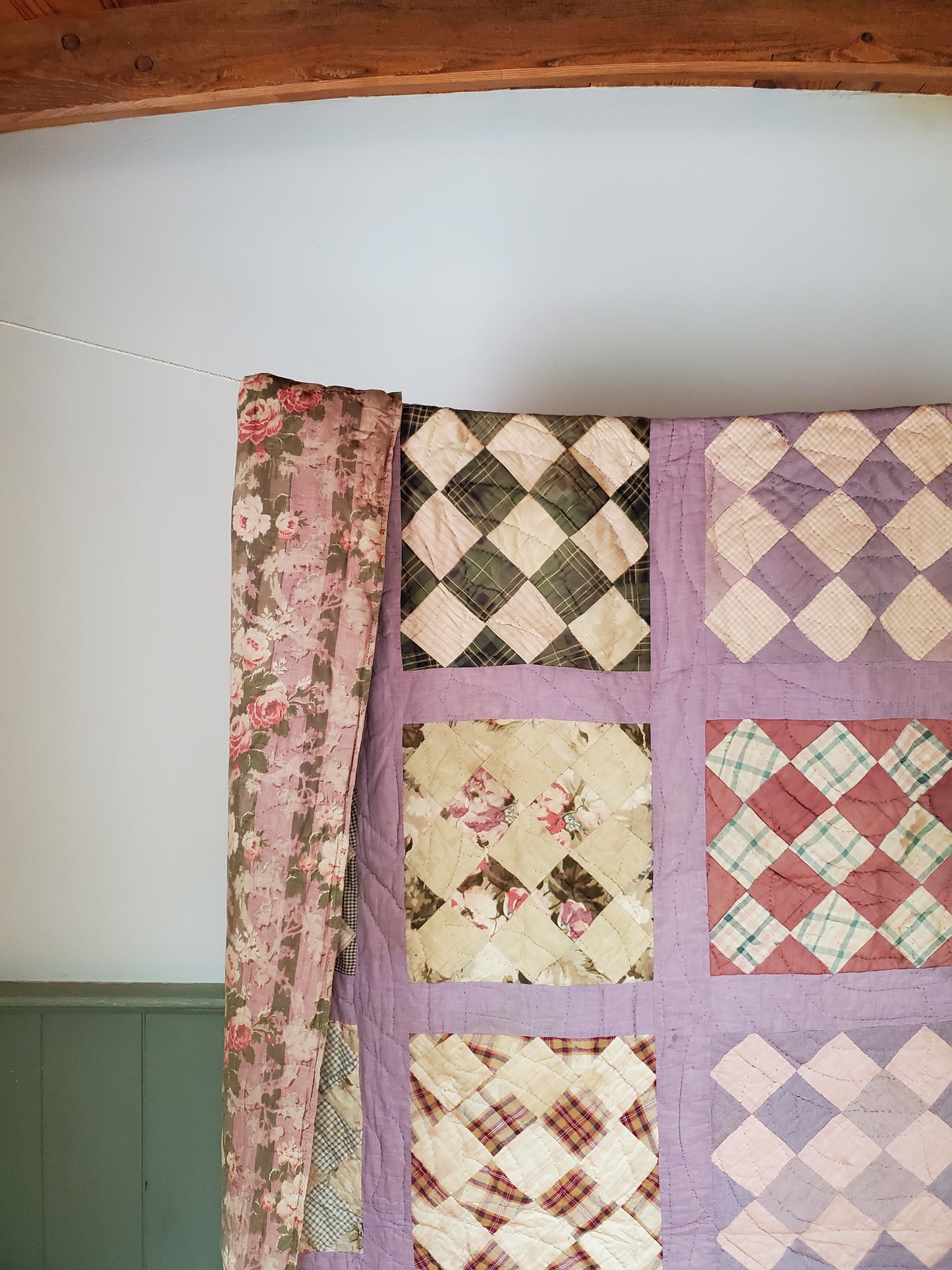 Antique Rose Patch Quilt