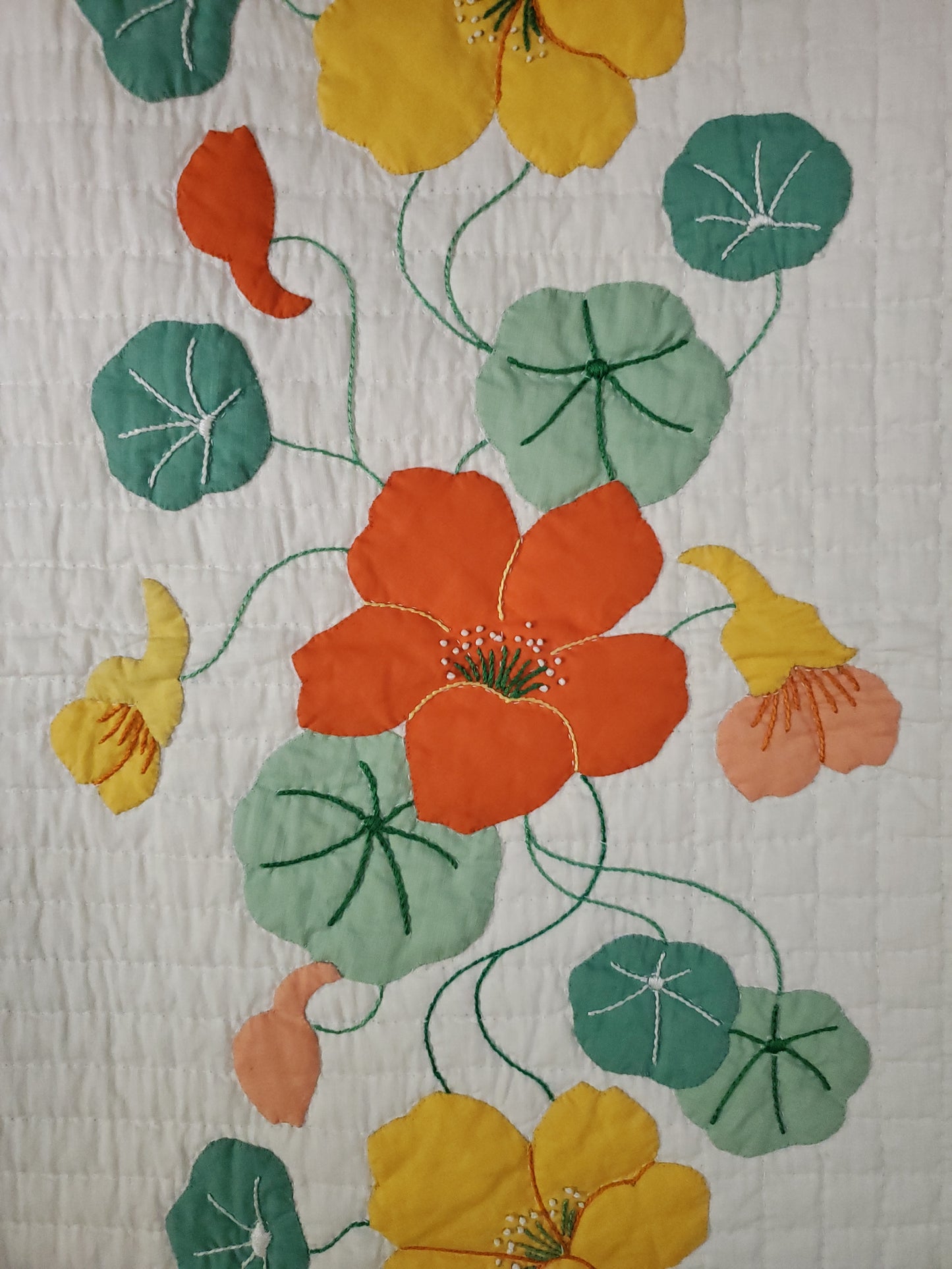 Vintage Nasturtium Quilt