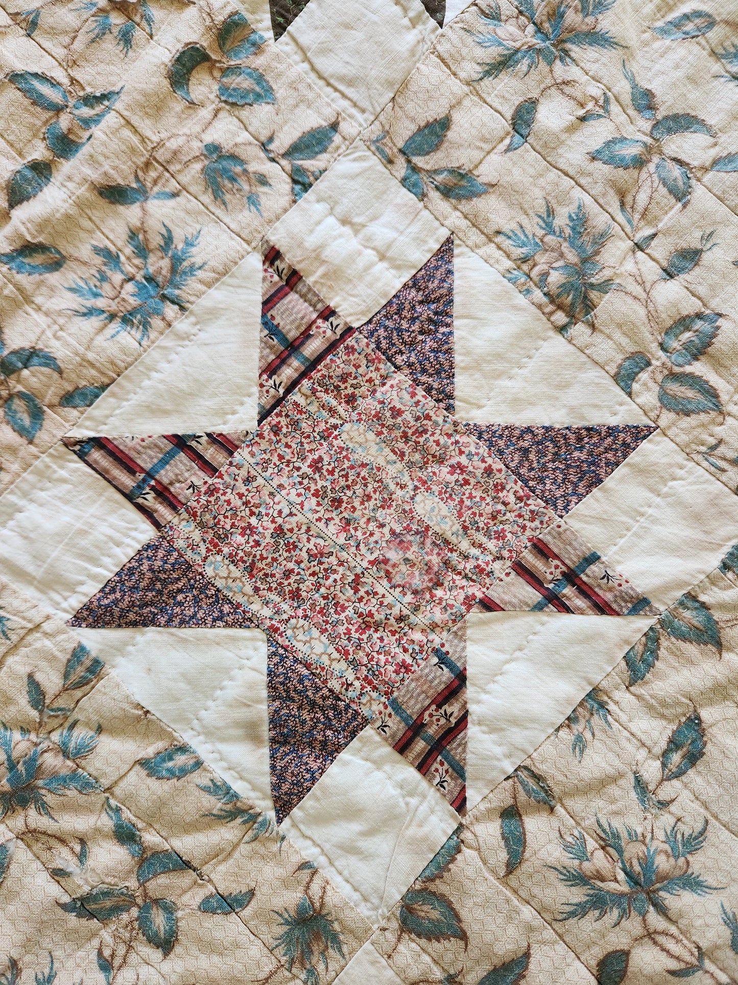 Mid 19th Century Star Quilt