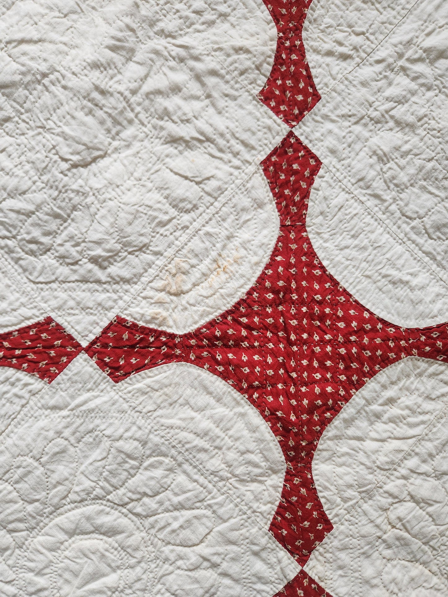 19th Century Red and White Quilt