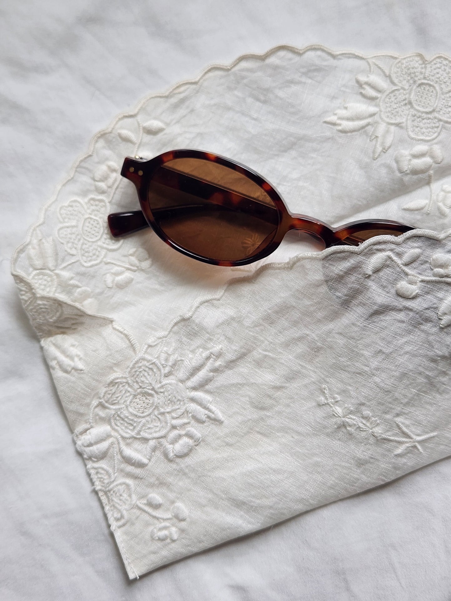 Small Hand Embroidered Travel Pouch
