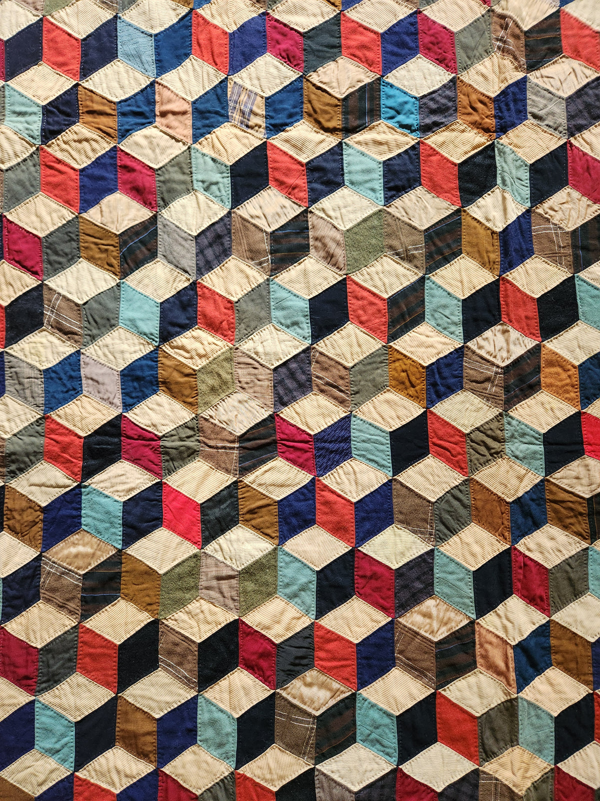 Tumbling Block Quilt