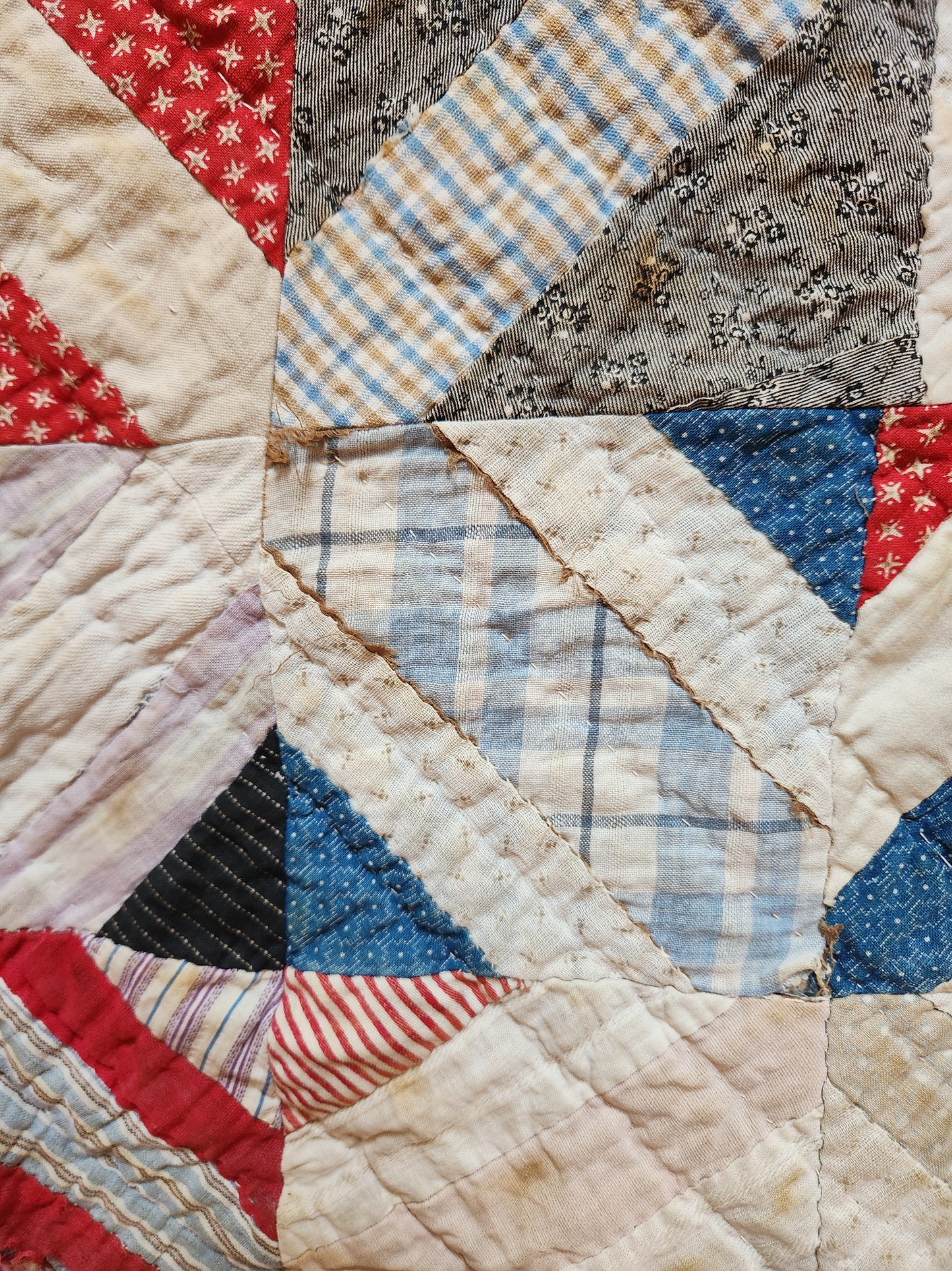 Antique String Quilt c1900