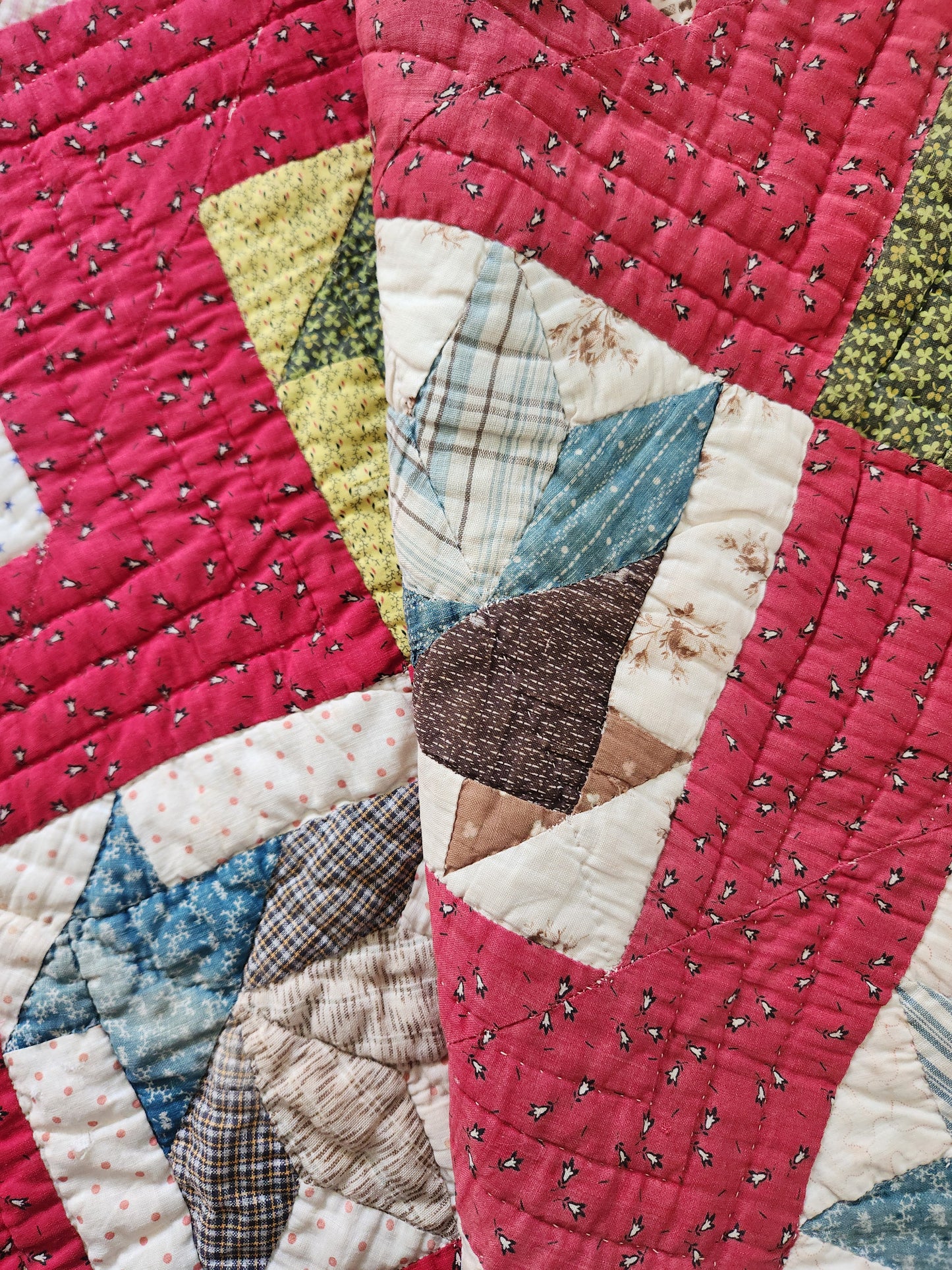 Antique Cactus Pot Quilt