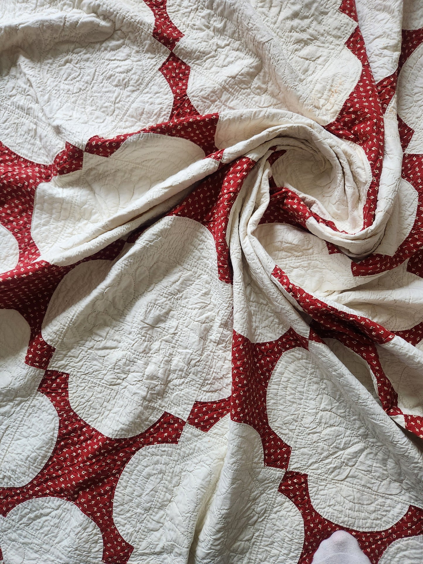 19th Century Red and White Quilt
