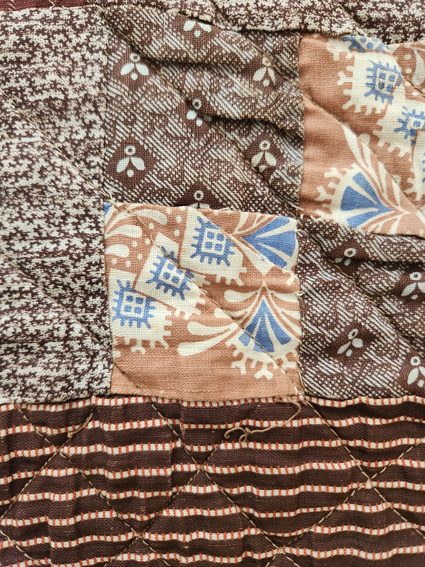 Antique Four Patch Quilt c1880