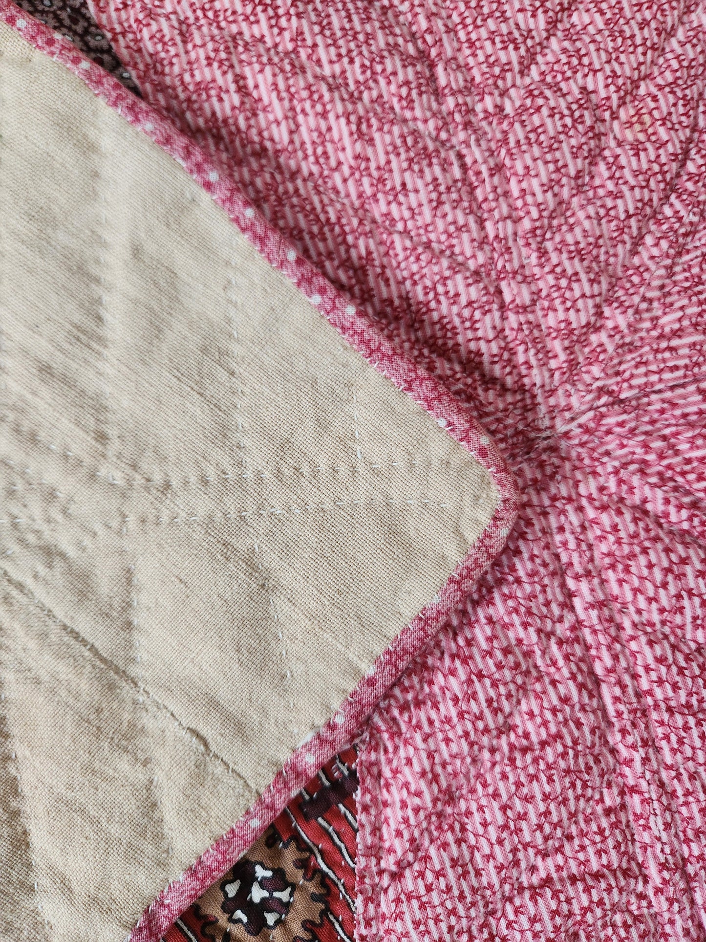 Antique Lucky Star Quilt c1880