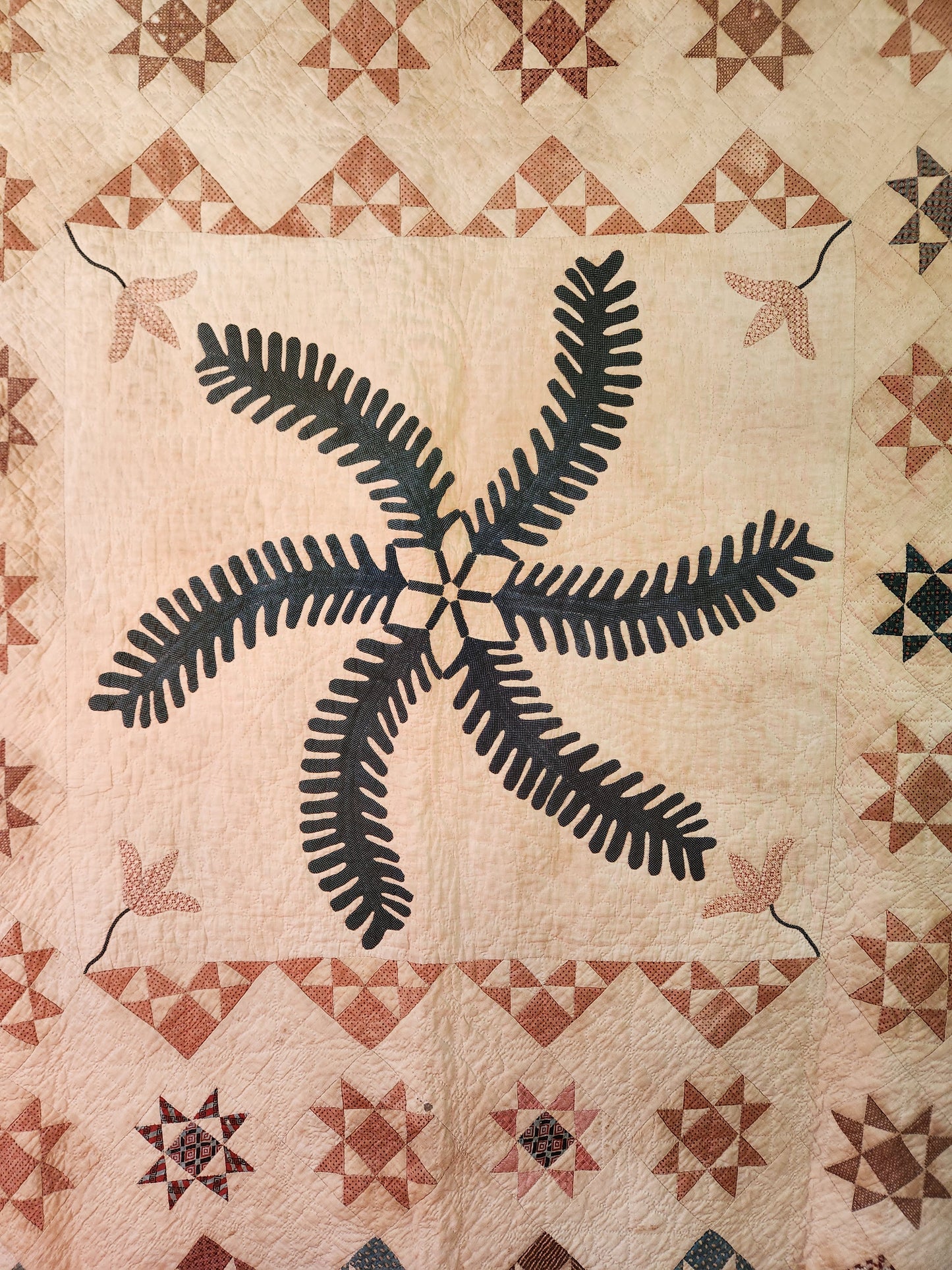 Princess Feather Quilt c1830