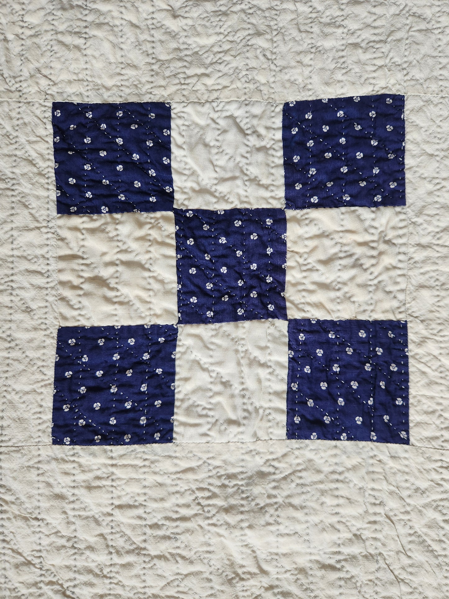 Sea Island Nine Patch c1900
