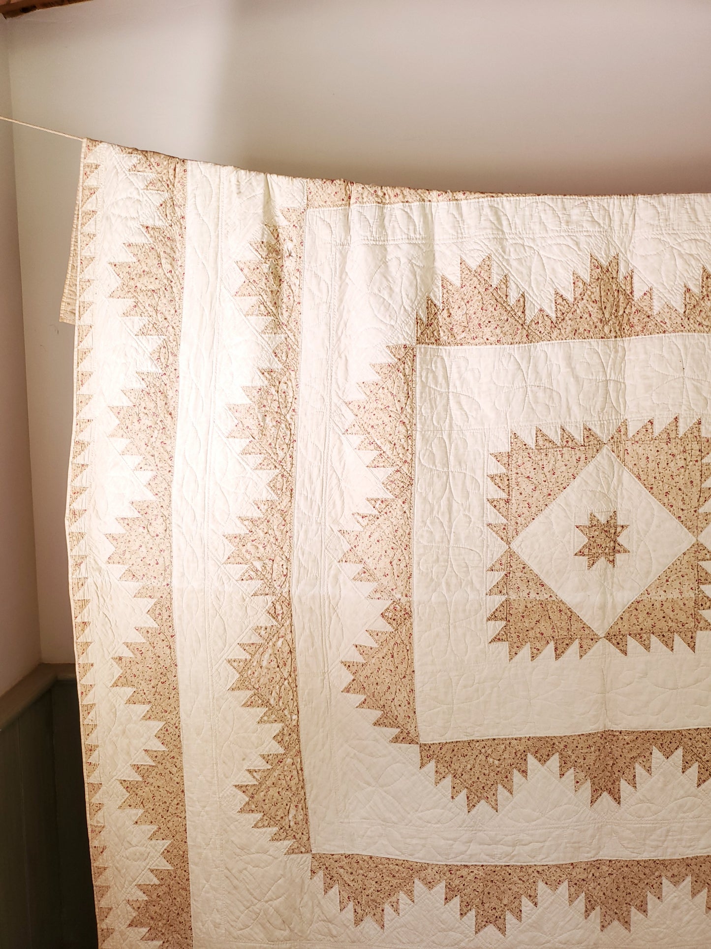 Antique Sawtooth Quilt, 1851