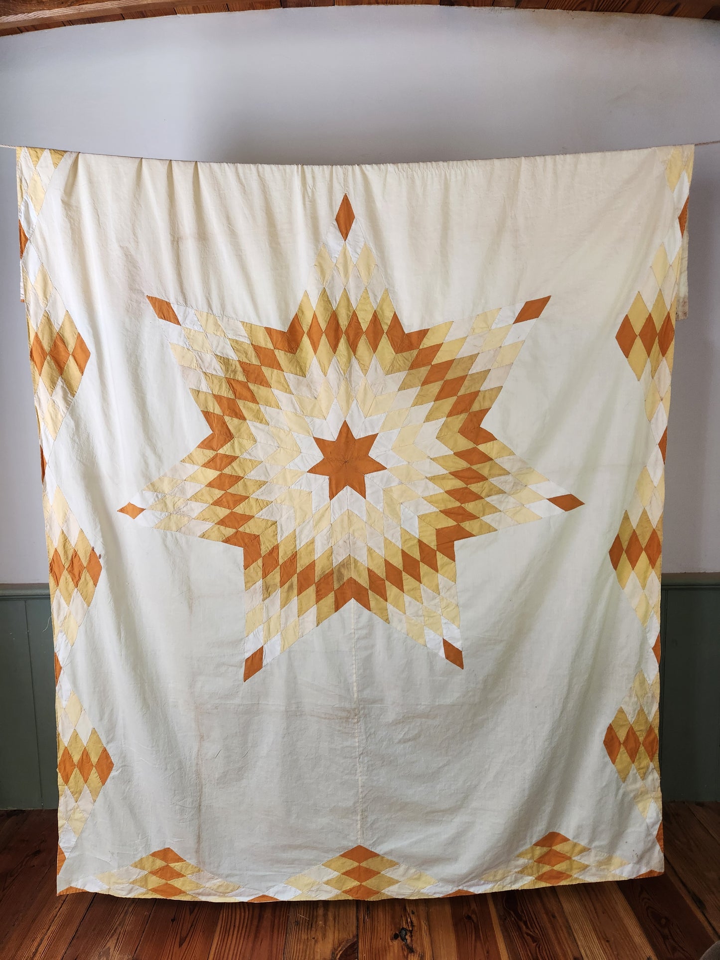 Vintage Lone Star Coverlet c1940 (B)