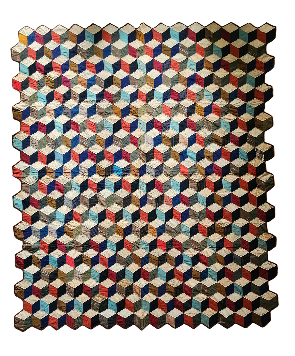 Tumbling Block Quilt