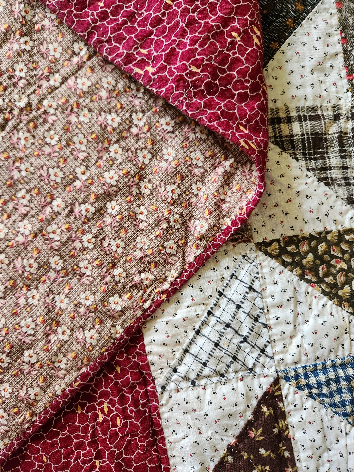 Antique Lady of The Lake Quilt c1890