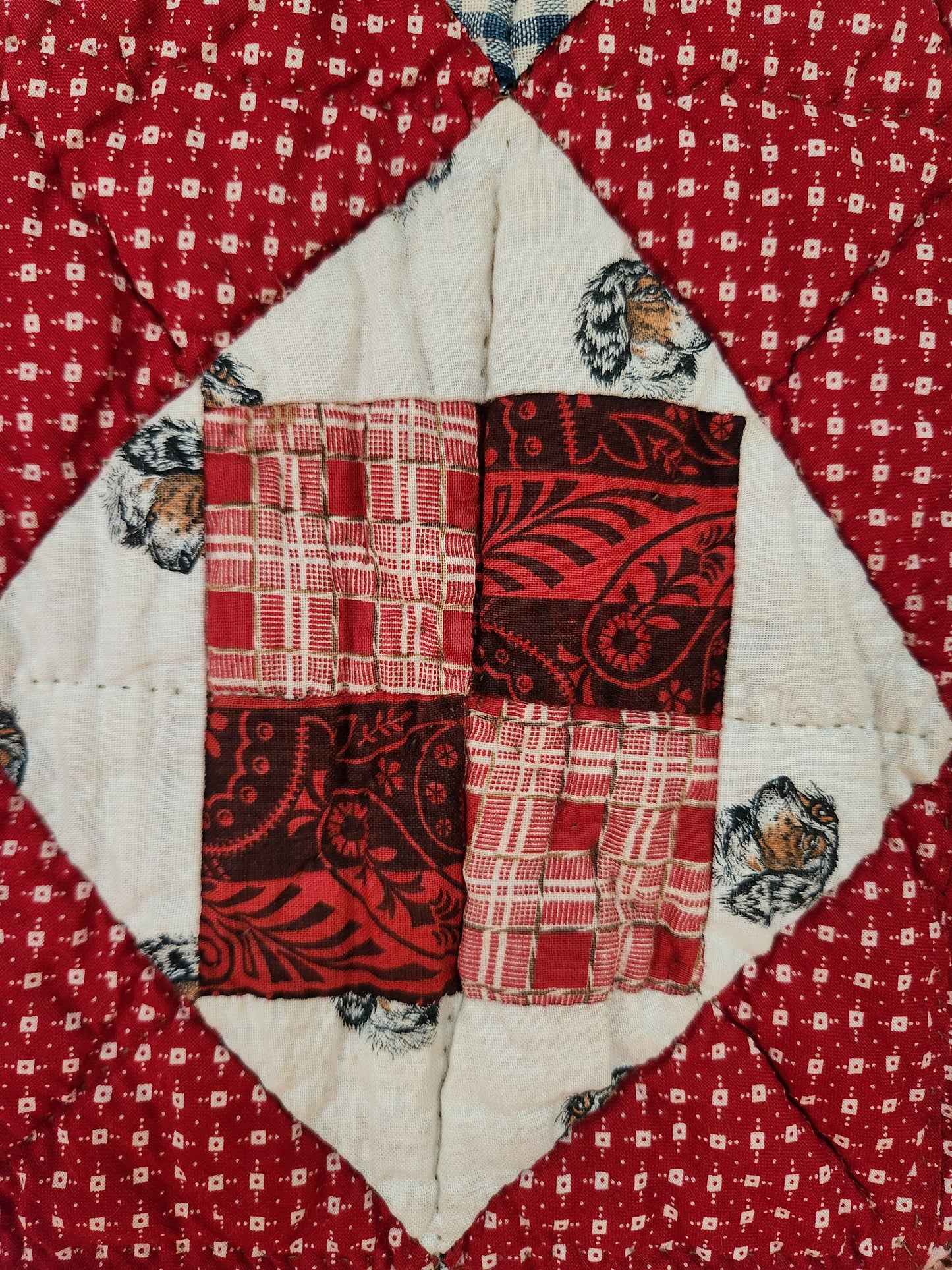 Stunning Patchwork Quilt c1890
