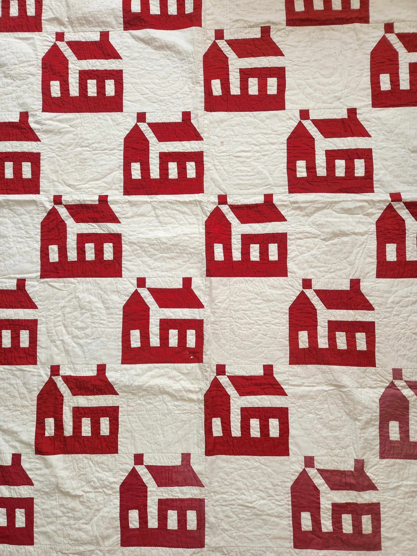Antique Schoolhouse Quilt c1920