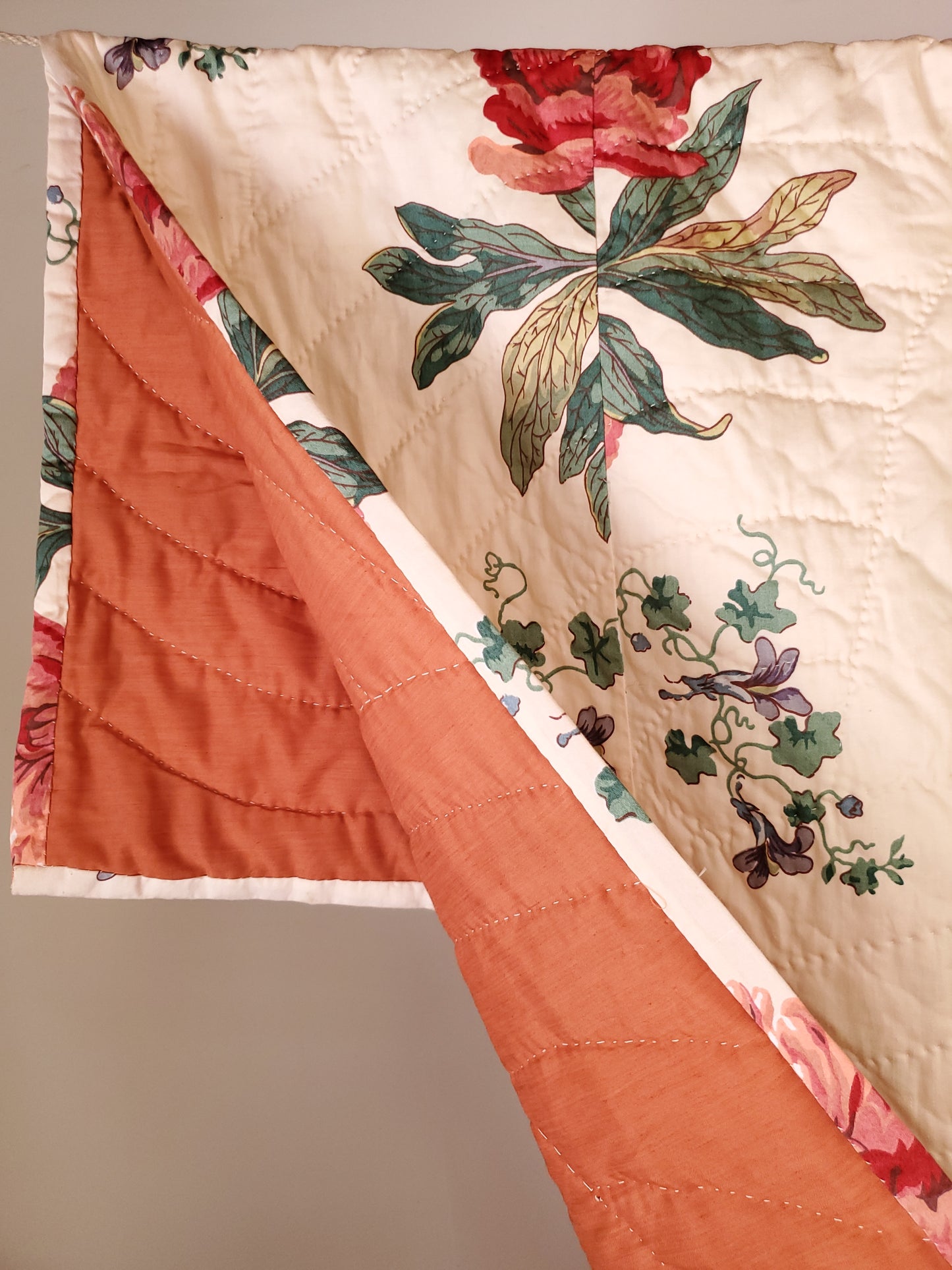 Vintage Peony Quilt