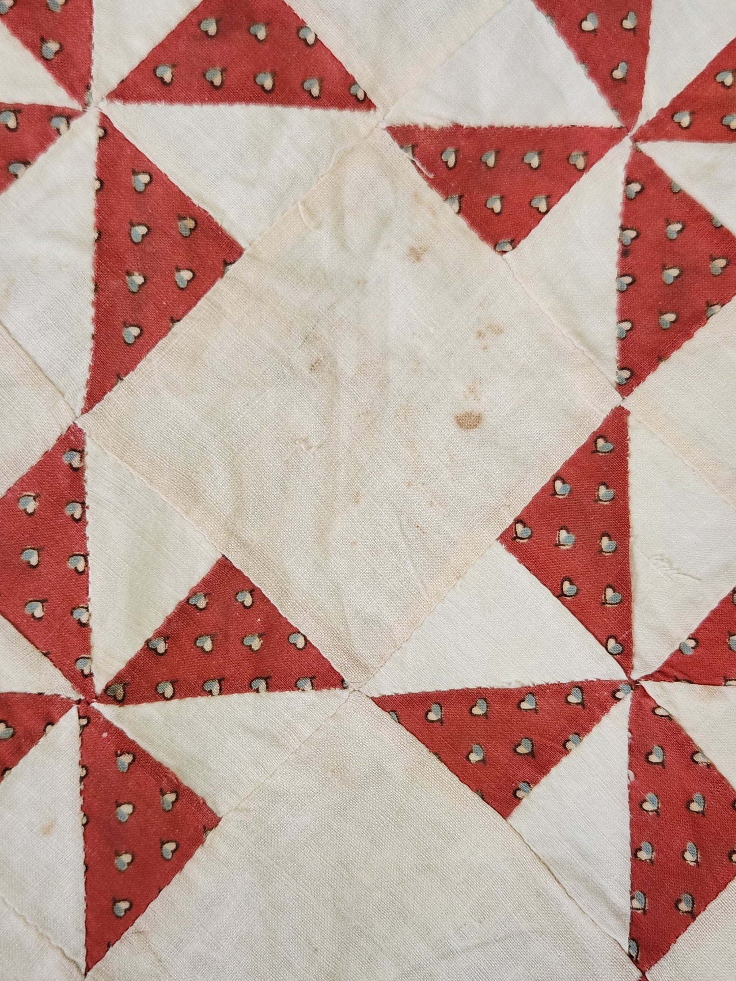 19th Century Patchwork Crib Quilt Top