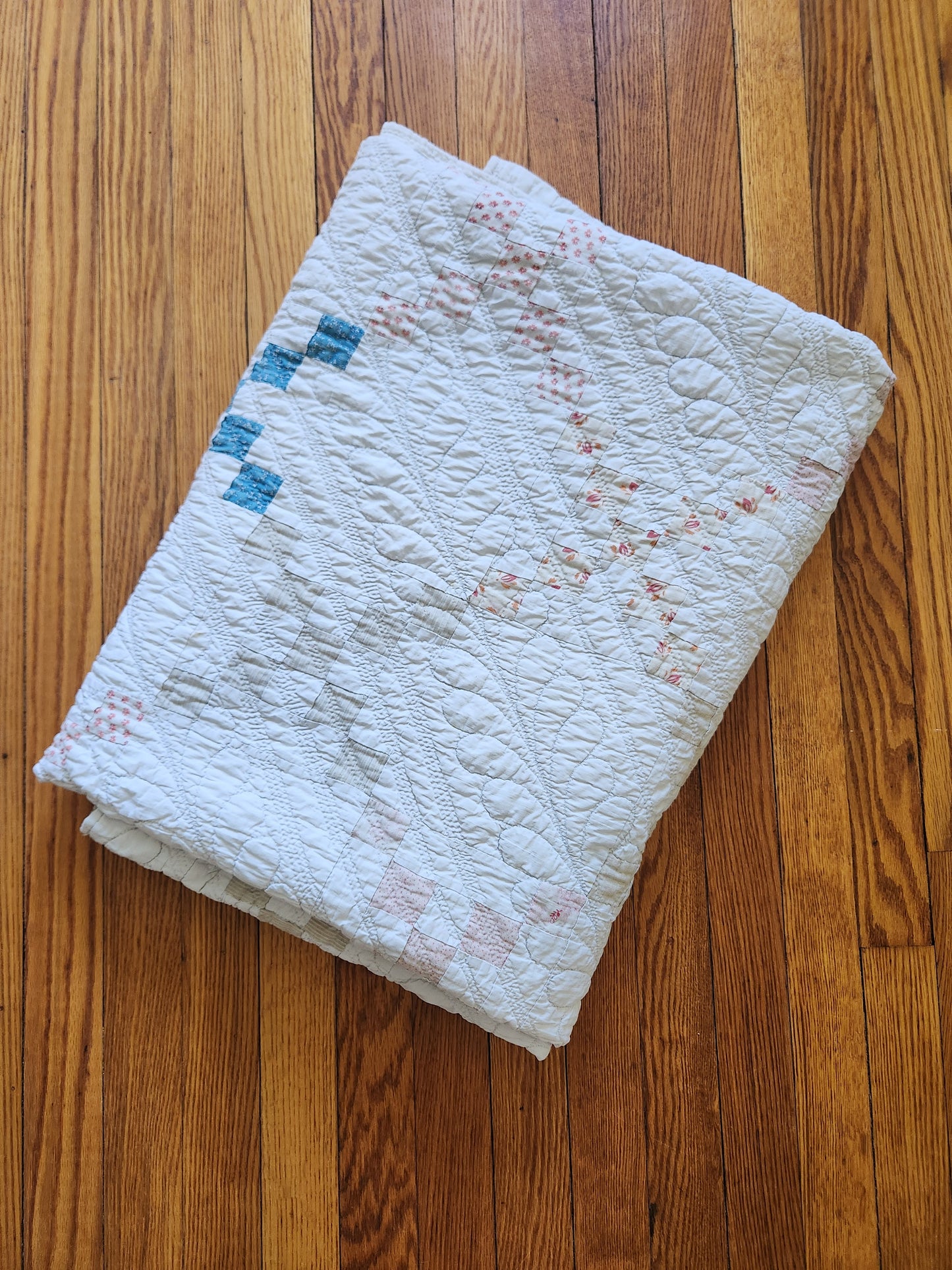 Mid 19th Century Irish Chain Quilt