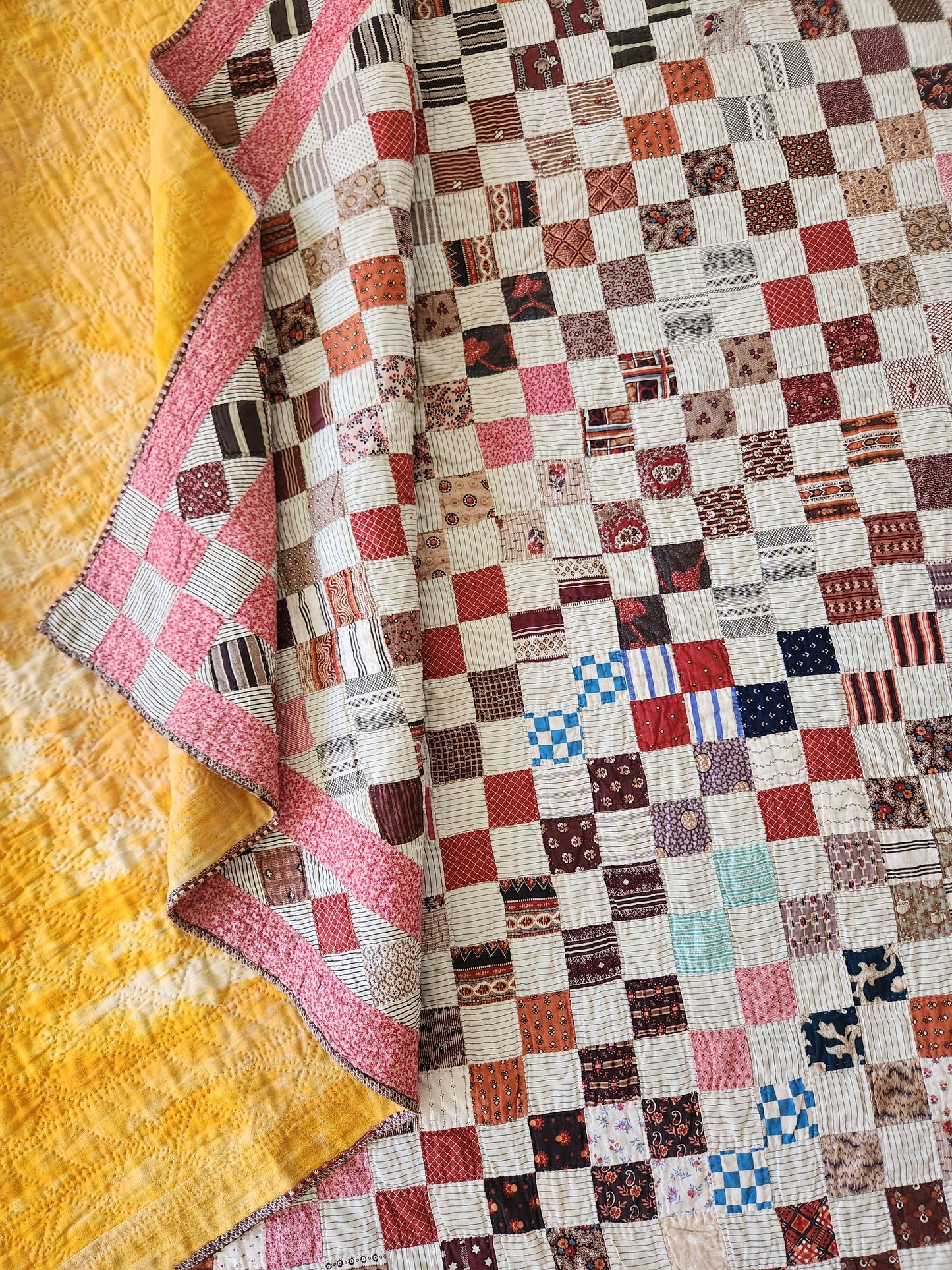 Antique Patchwork Quilt c1880