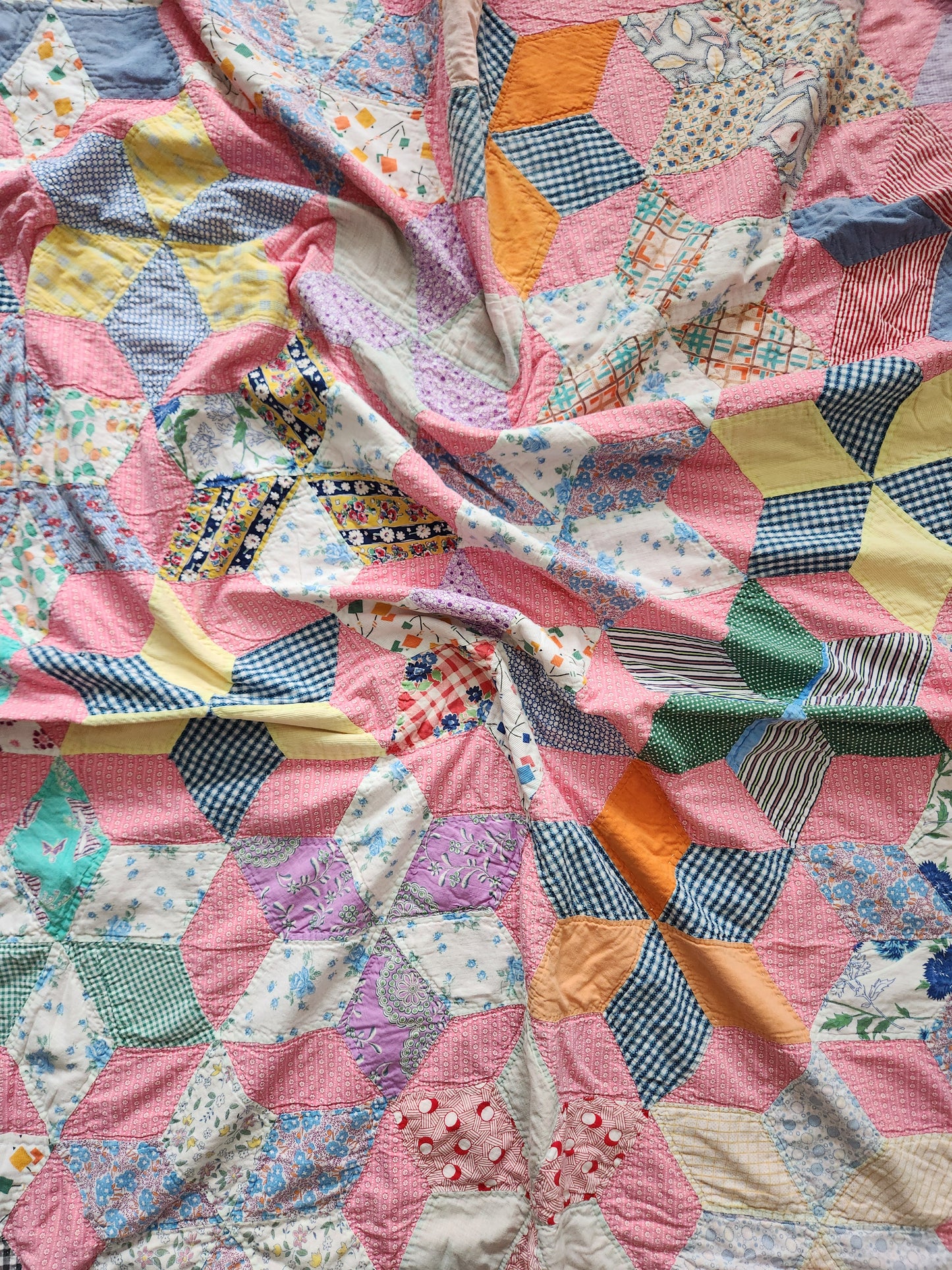 Vintage Stars Quilt c1950