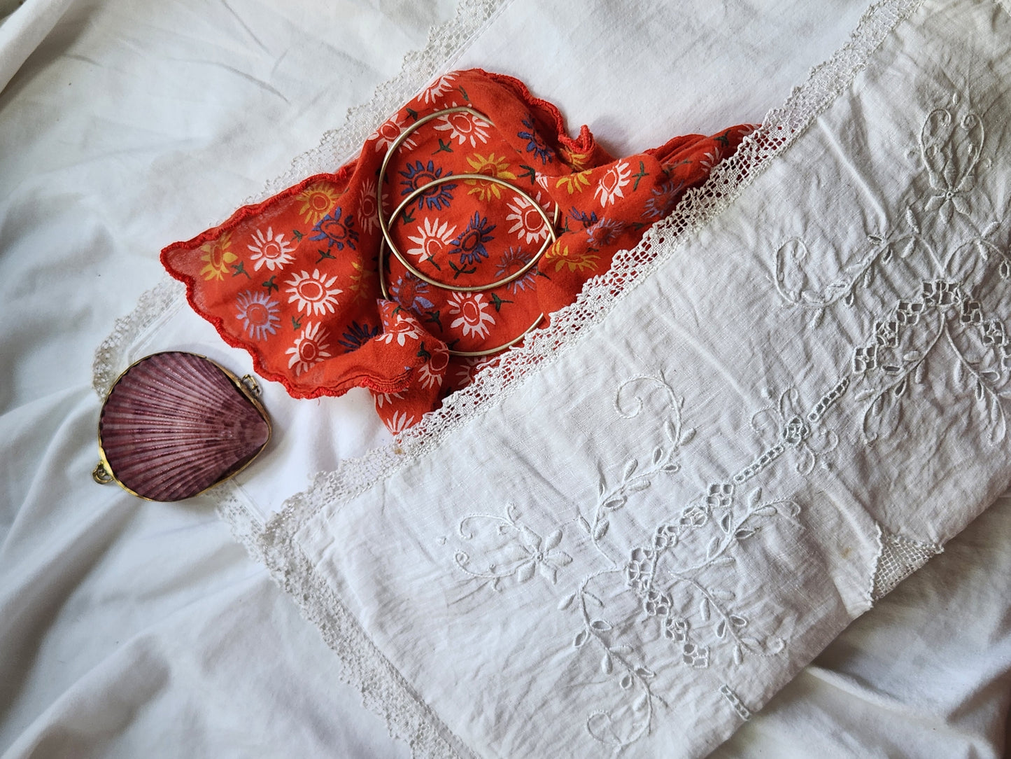 Hand Embroidered Travel Pouch