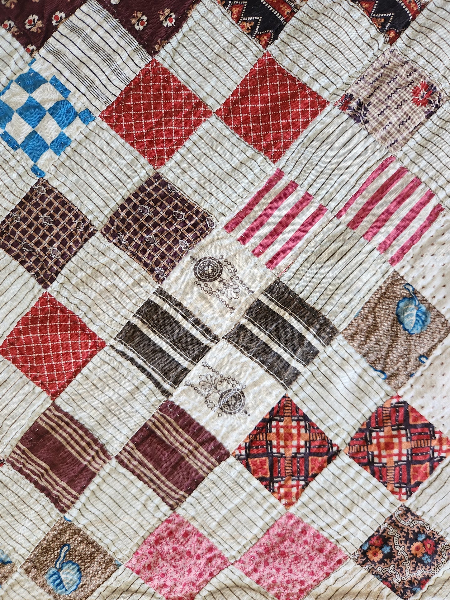 Antique Patchwork Quilt c1880