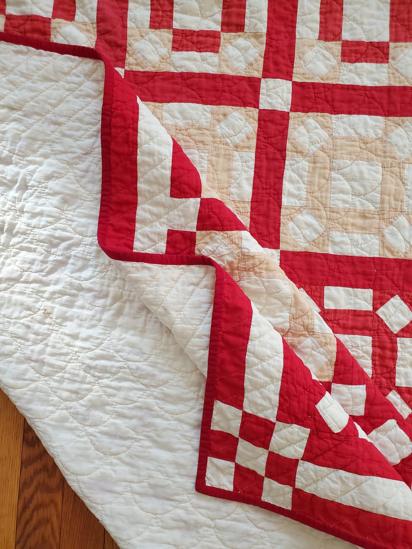 Fugitive Red Handmade Quilt