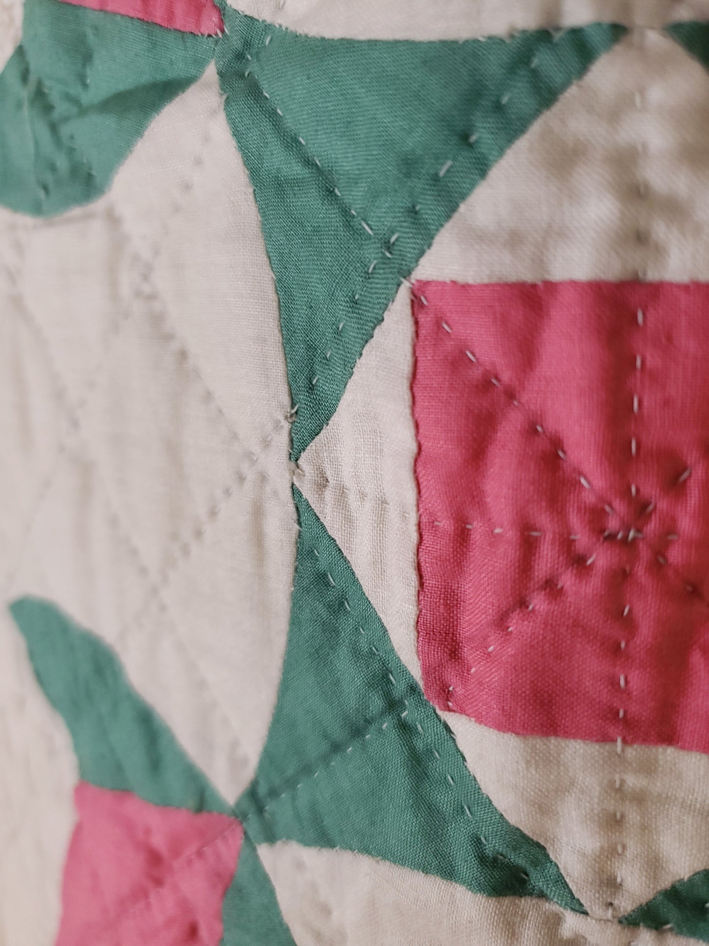 Exquisite Wandering Foot Quilt c1930