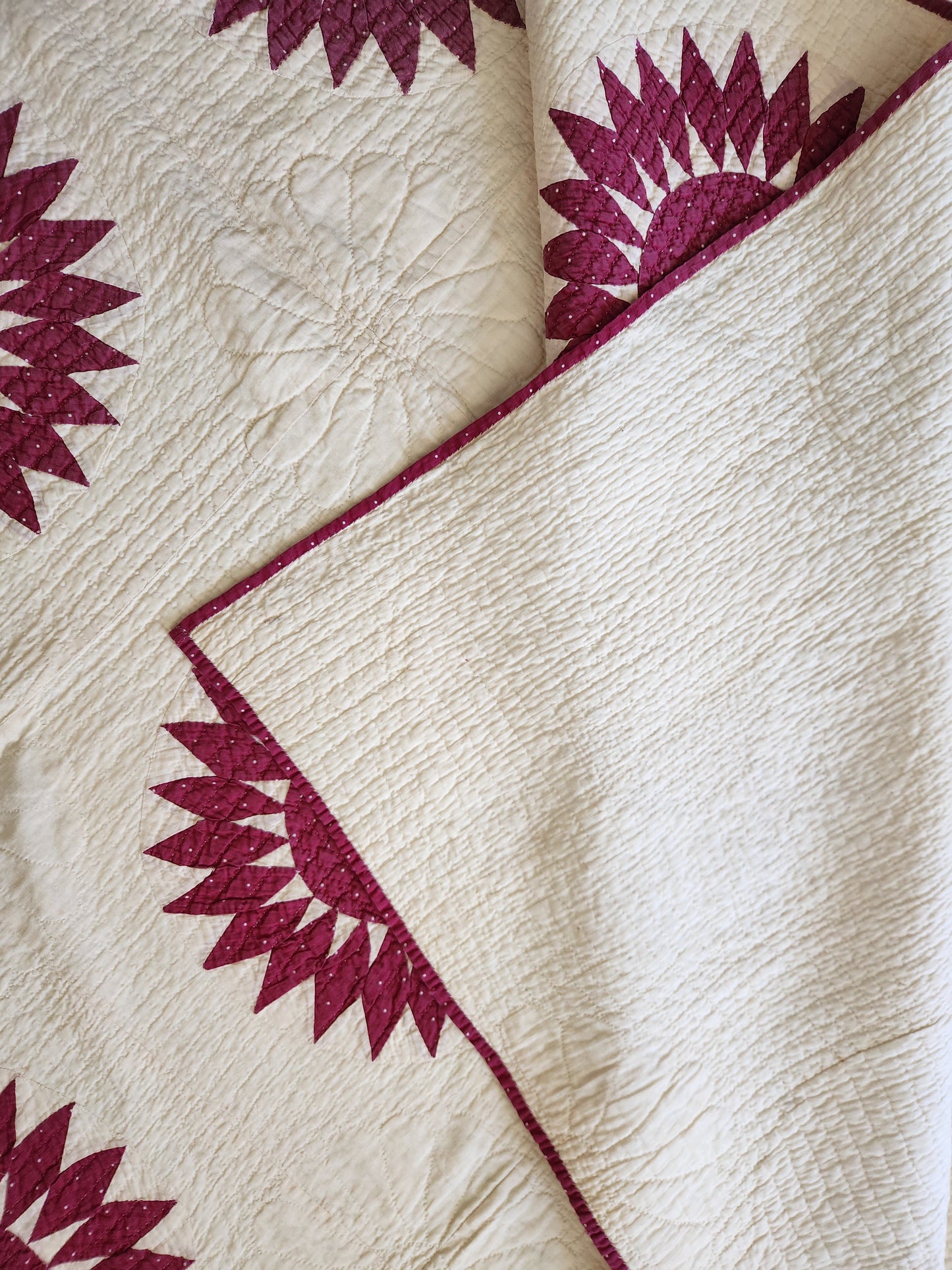 Antique Sunflower Quilt c1900