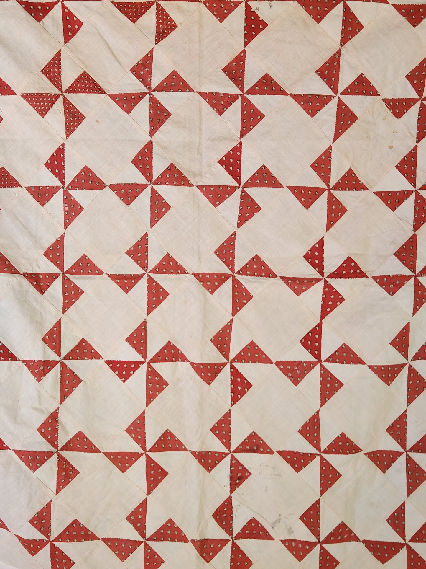 19th Century Patchwork Crib Quilt Top