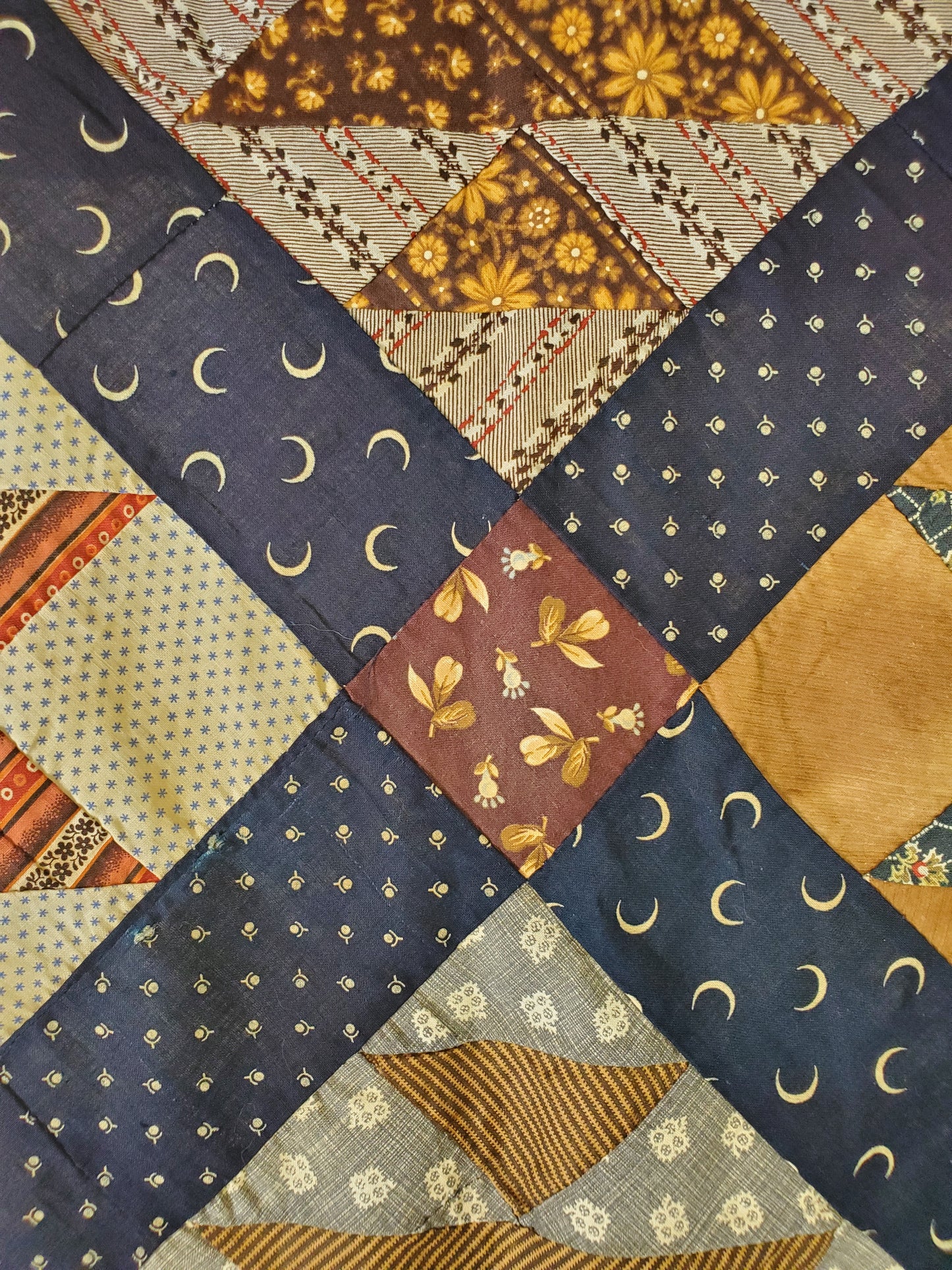 Section of Antique Quilt Top, ca 1890