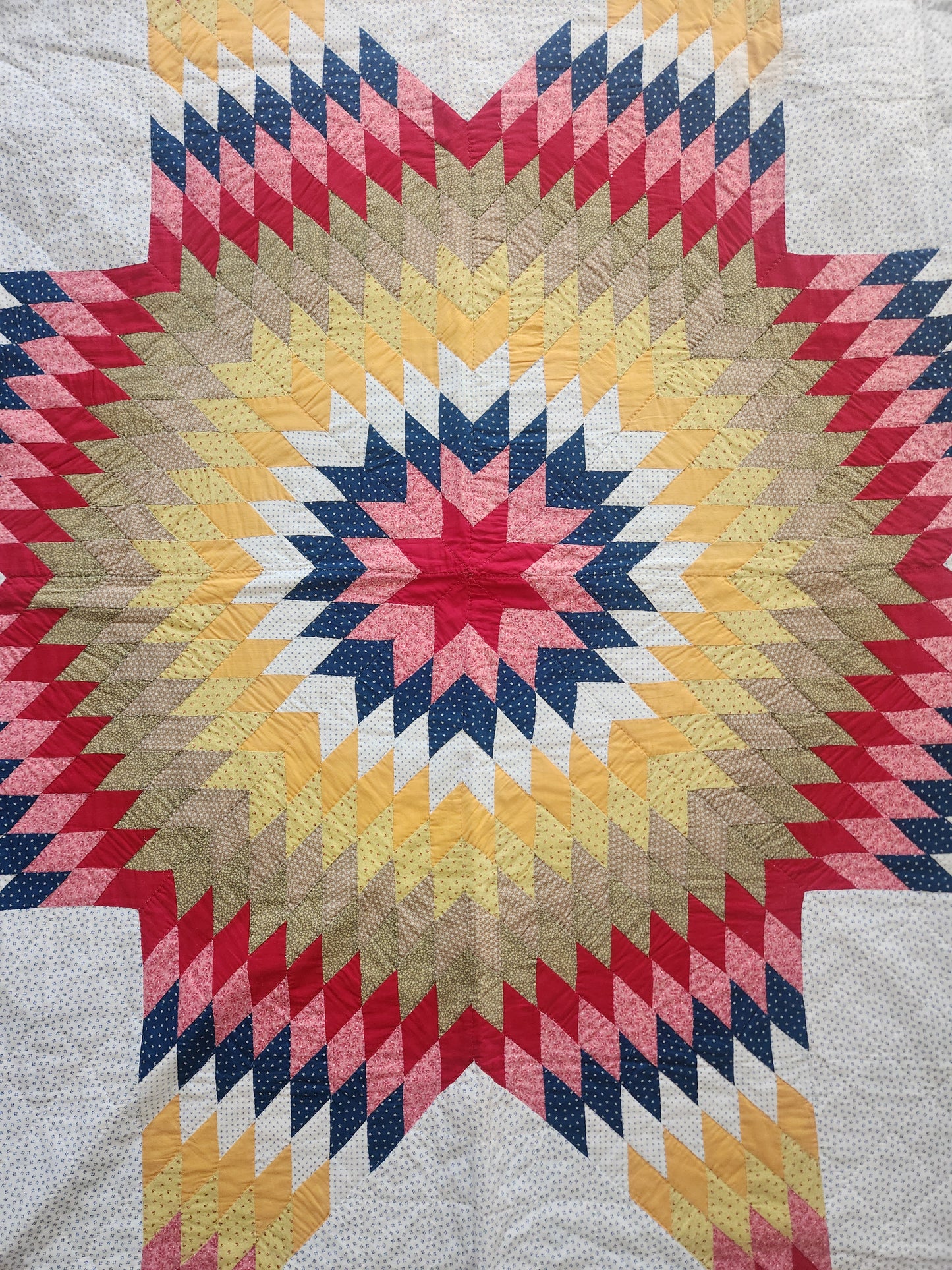 Antique Lone Star Quilt c1900 