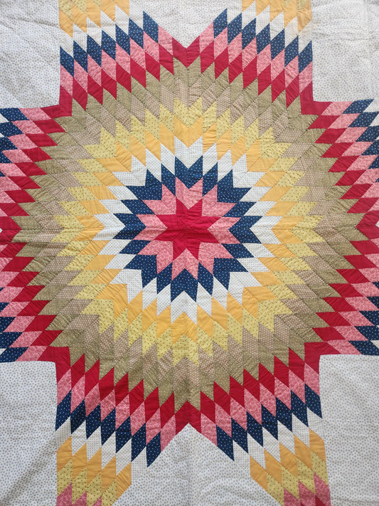 Antique Lone Star Quilt c1900 